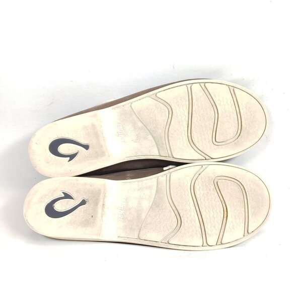 Olukai Men's Size 13 Brown Leather Casual Loafers - Picture 9 of 9